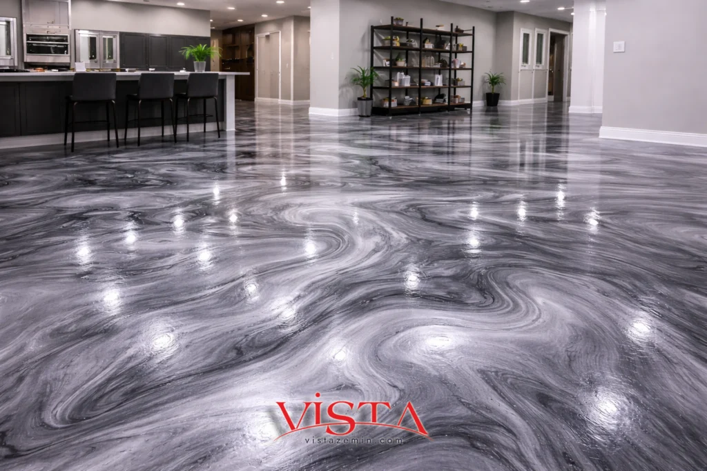 Metalik Epoksi Zemin Kaplama