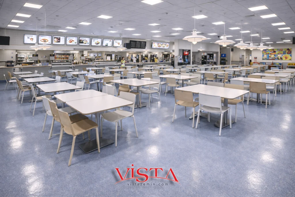 yemekhane epoksi zemin kaplama